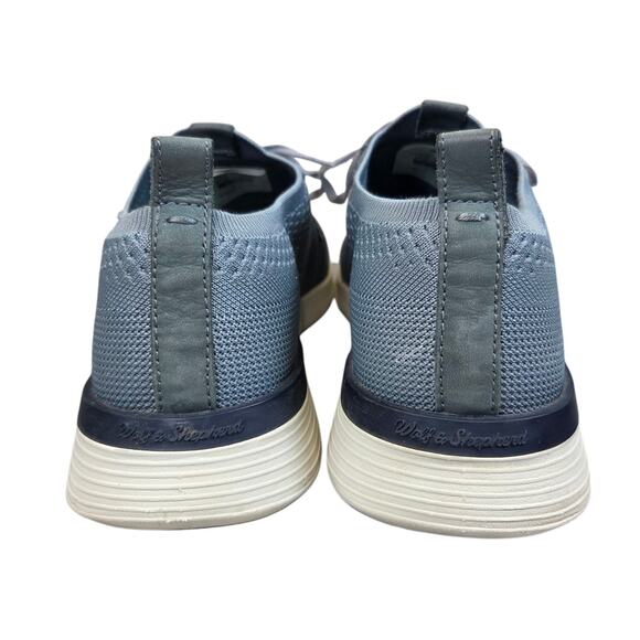 Wolf & Shepherd Men's SwiftKnit Gray Lace Up Derby Casual Shoe Sneaker Size 9 US - Picture 10 of 16